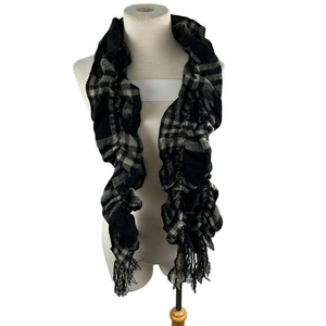 🌿4/$30🌿‎ BLUENOTES Black Brown Plaid Scarf